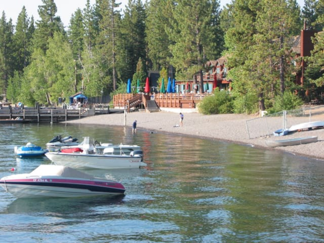 Private Tahoe Park homeowners beach near Sunnyside